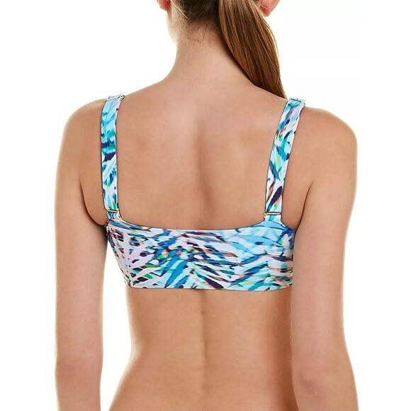 PILYQ Palmas Knot Adjustable Strap Bikini Top Swim Bathing Suit Padded NWT Small - Picture 2 of 8